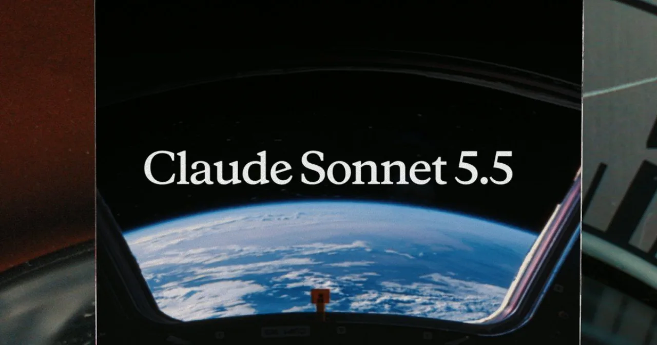Claude Sonnet 5.5 발표 키 아트