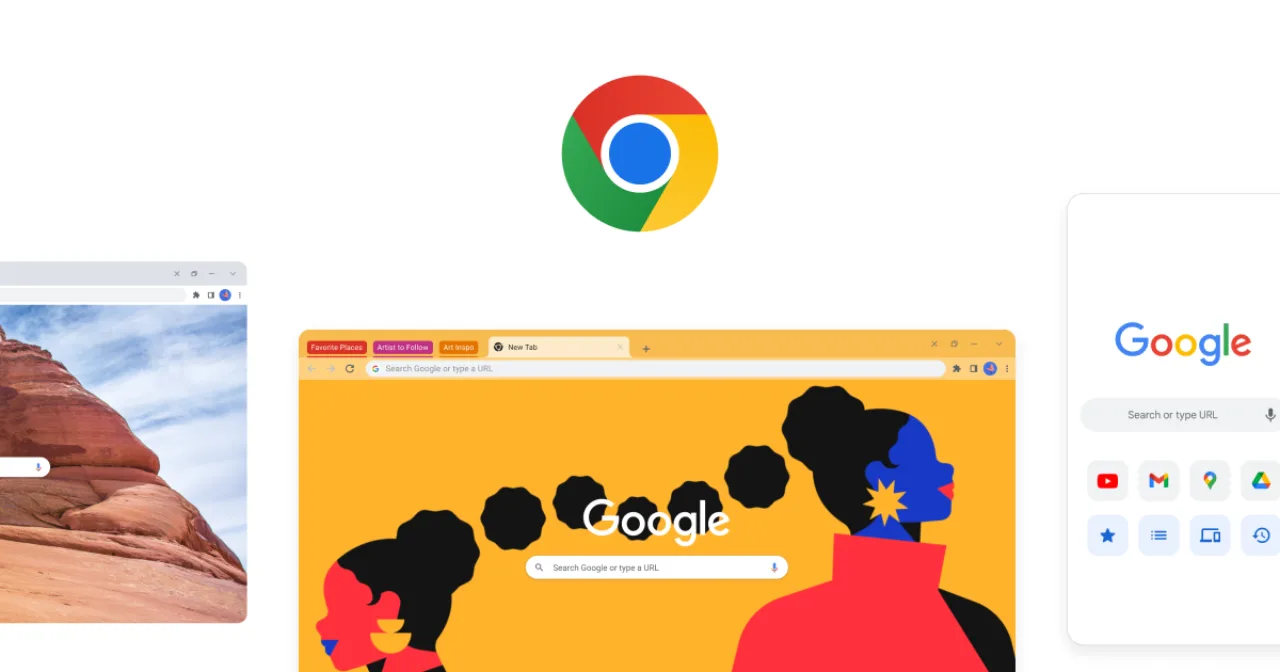 Google Chrome 공식 소개 이미지