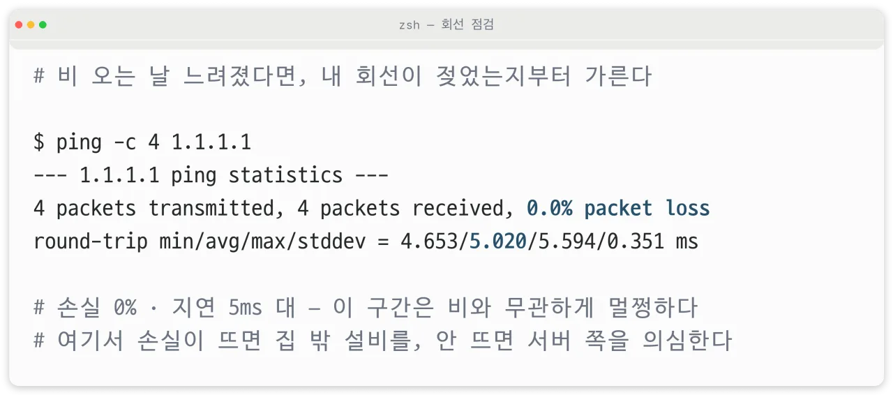 느려졌을 때 확인하는 법